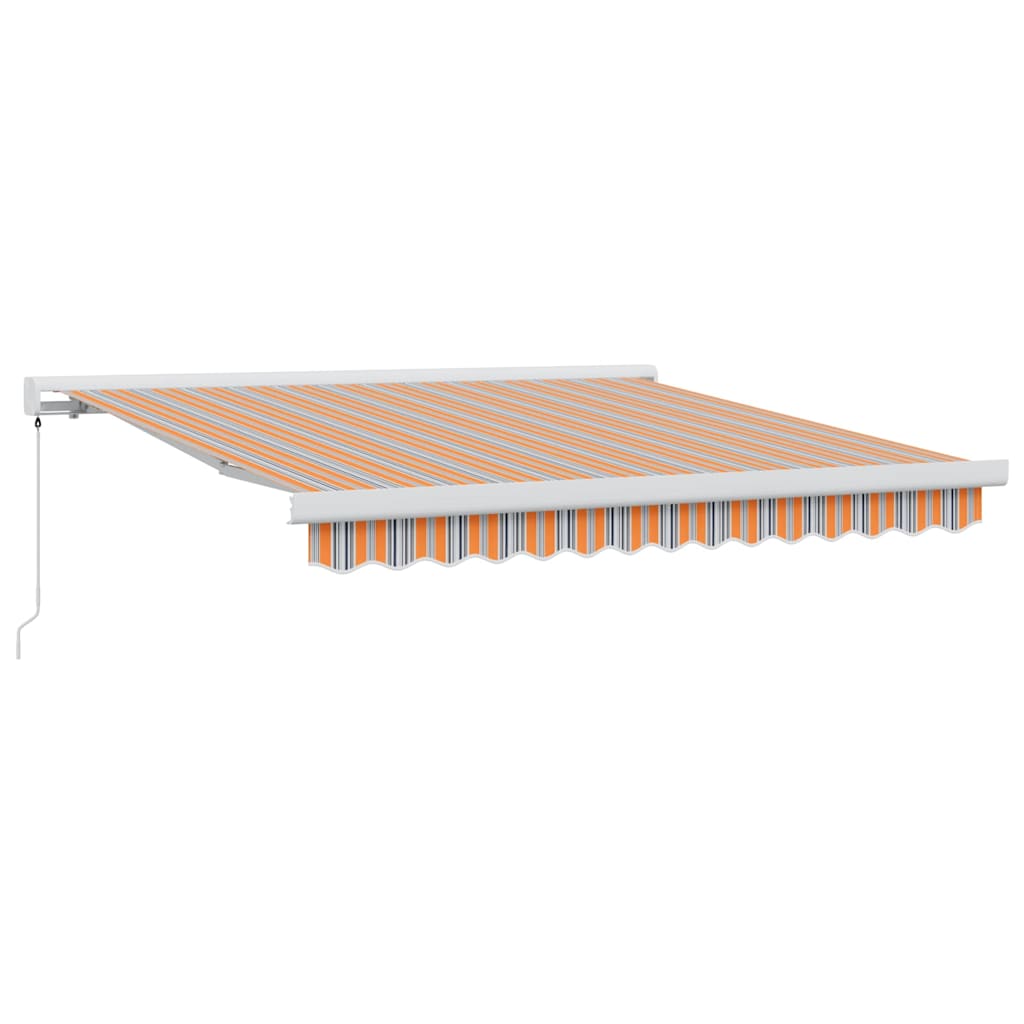 Einziehbare Markise Mehrfarbig 300 x 250 cm Stoff und Metall