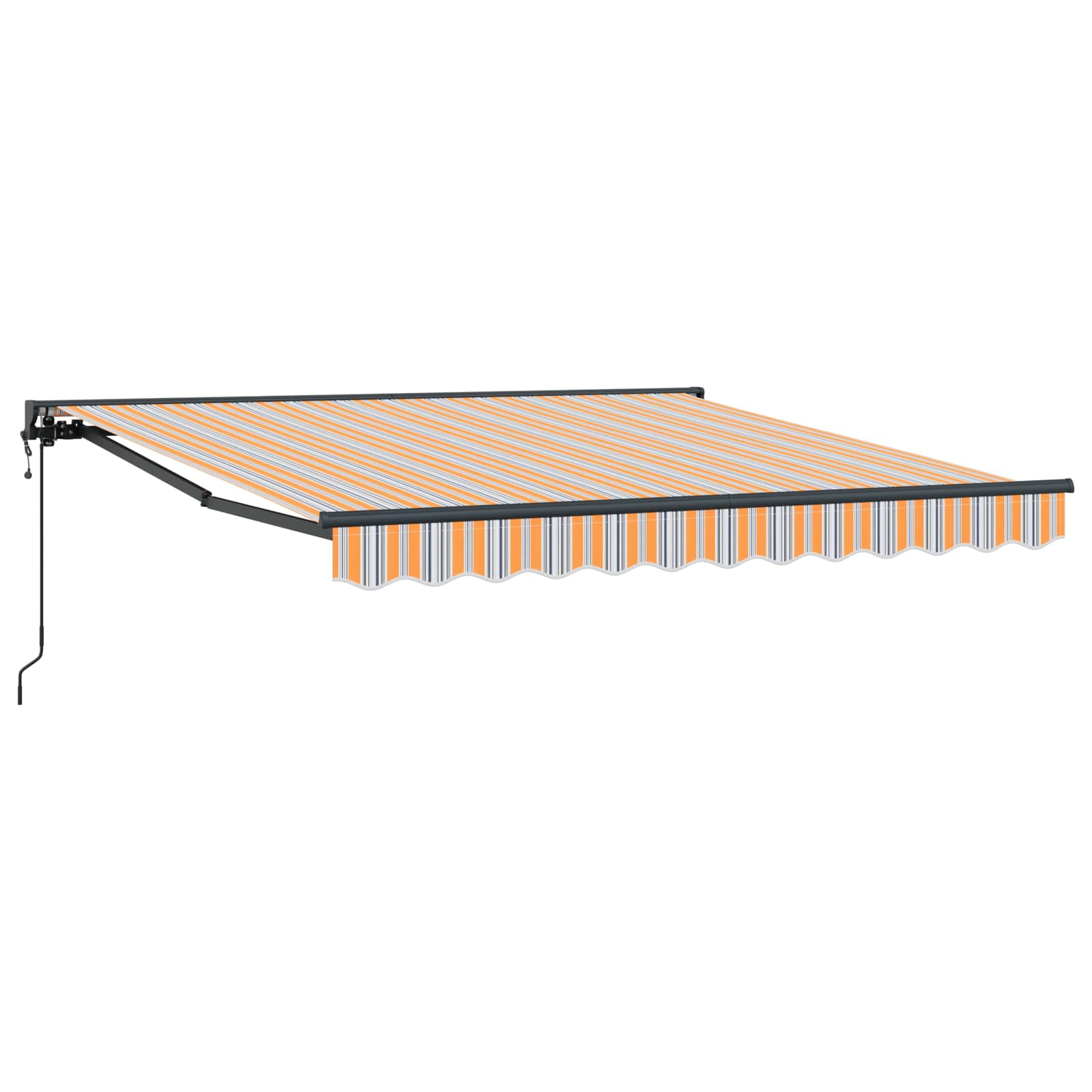 Markisenrahmen Blau und Orange 300 x 250 cm