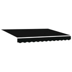Markisenstoff Schwarz 300 x 250 cm Polyester