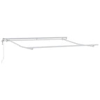 Elektrische ausziehbare Markise Weiß 300 x 250 cm
