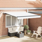 Markisenstoff Weiß 300 x 250 cm Polyester