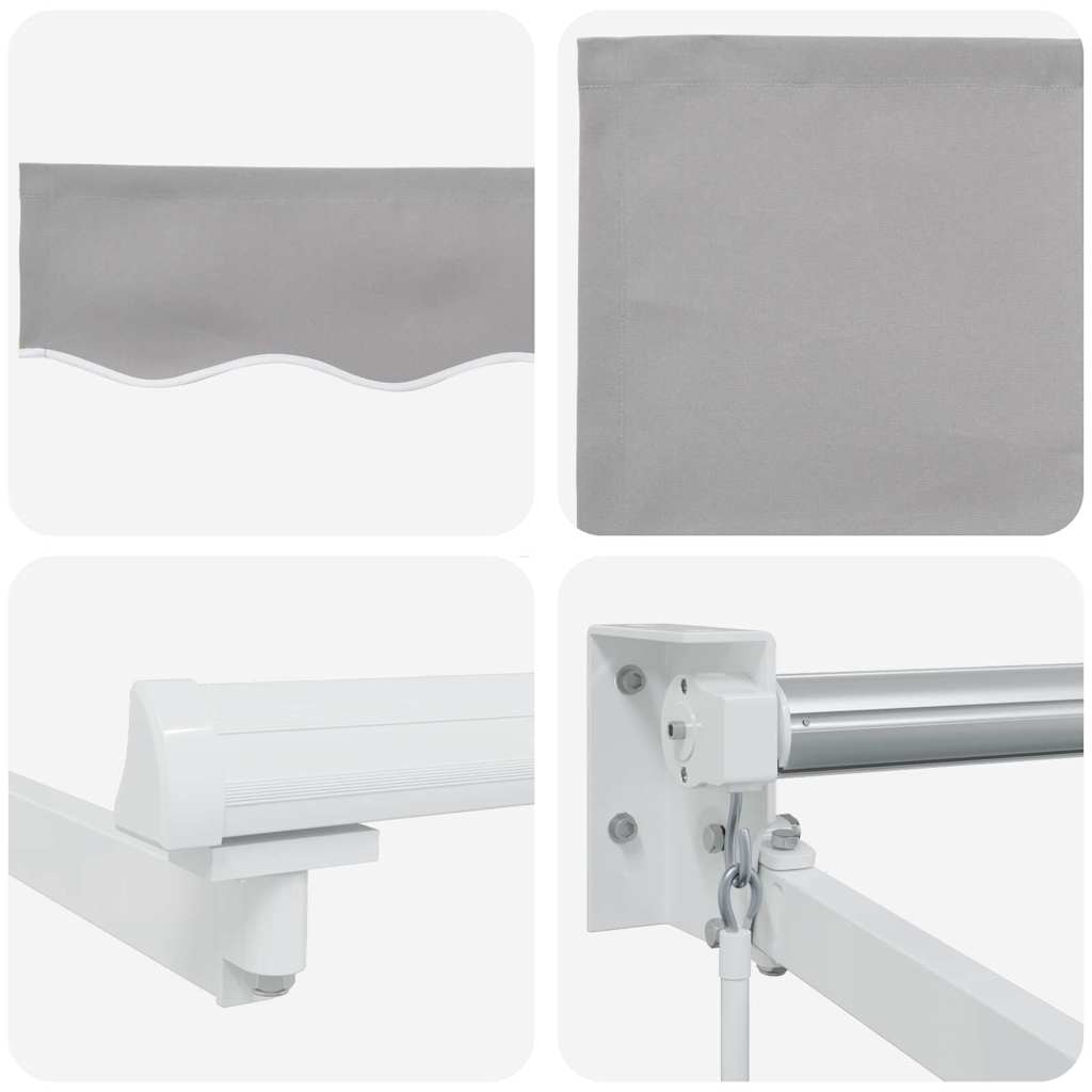Markise Hellgrau 300 x 250 x 165 cm Polyester