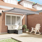 Markise Hellgrau 300 x 250 x 165 cm Polyester