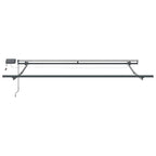 Einziehbare Markise Rot 300 x 250 cm Stoff