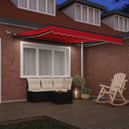 Markisenstoff Rot 300 x 250 cm Polyester