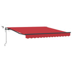 Markisenstoff Rot 300 x 250 cm Polyester
