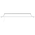 Einziehbare Markise Rot 300 x 250 cm Polyester und Aluminium