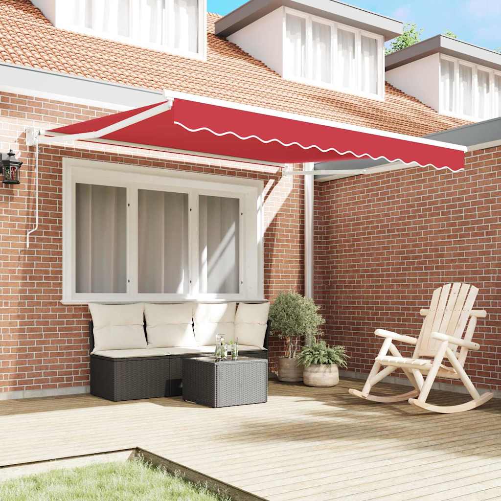 Markise Rot 300 x 250 x 165 cm Polyester