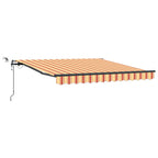 Markisenstoff Gelb und Orange 350 x 250 cm Polyester