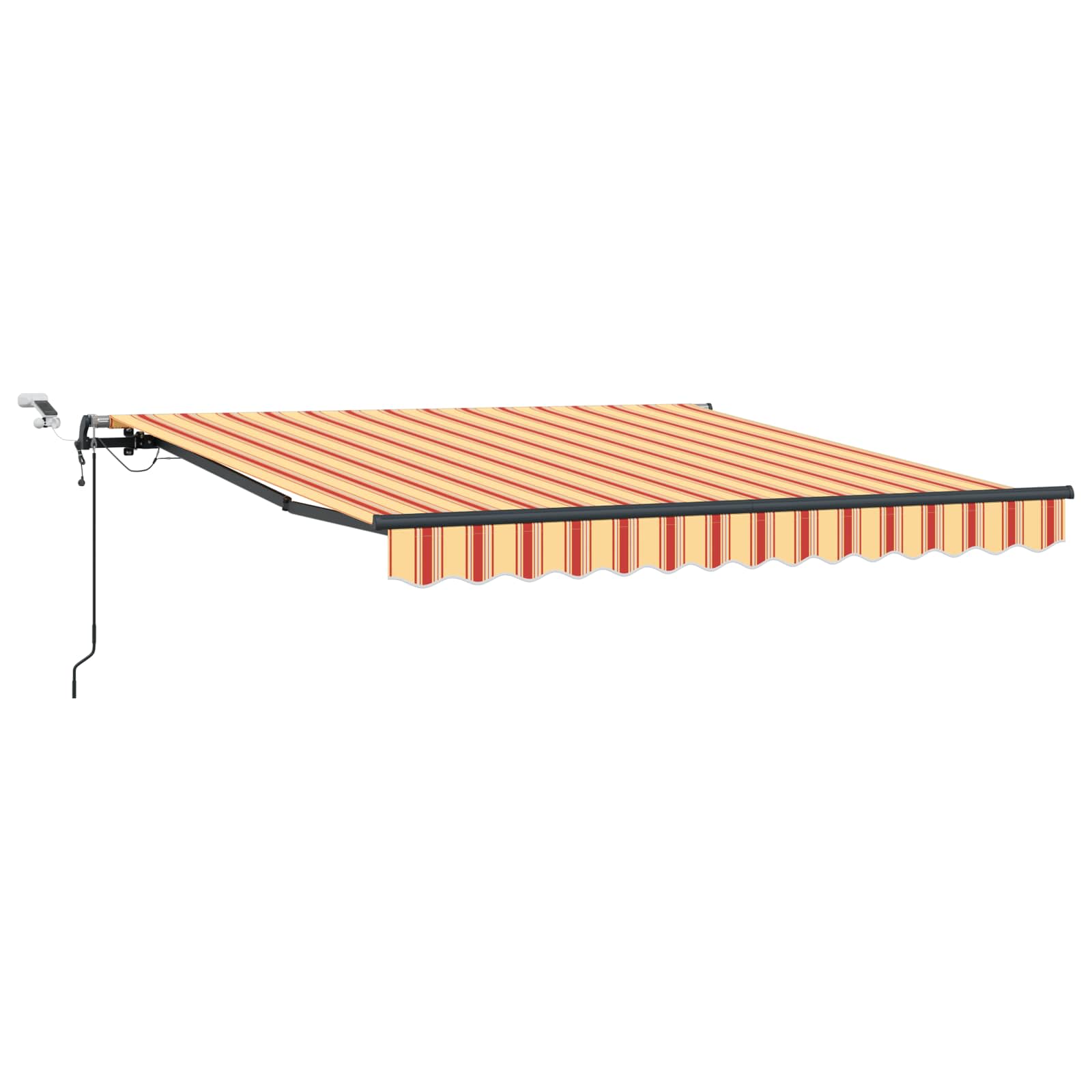 Markisenstoff Gelb und Orange 350 x 250 cm Polyester