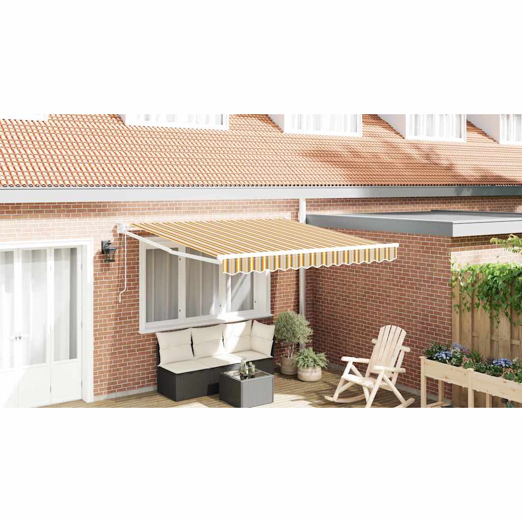 Einziehbare Markise Mehrfarbig 350 x 250 cm