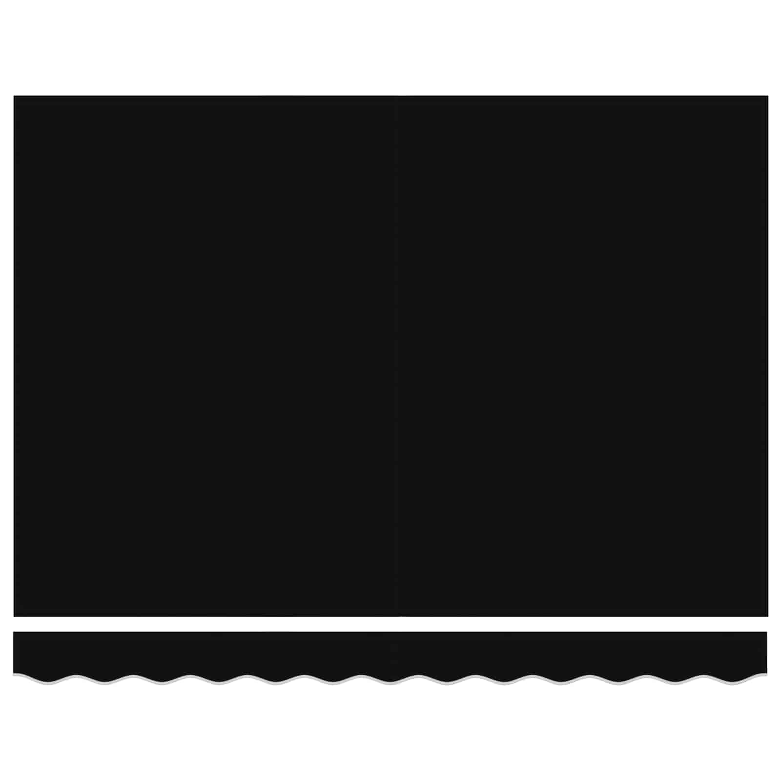 Markise Schwarz 350 x 250 x 165 cm Polyester und Aluminium