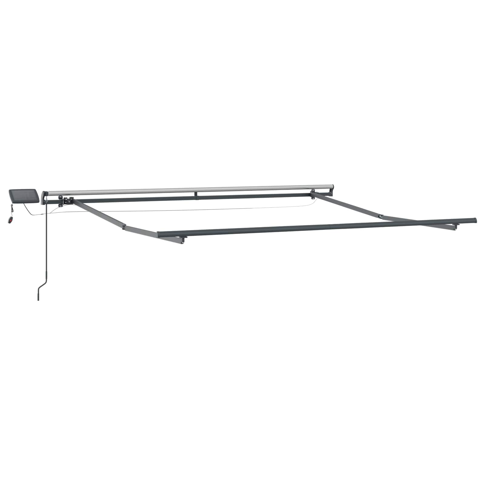 Einziehbare Markise Beige 350 x 250 cm Stoff