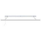Einziehbare Markise Beige 350 x 250 cm Stoff und Metall