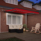 Markisenstoff Rot 350 x 250 cm Polyester