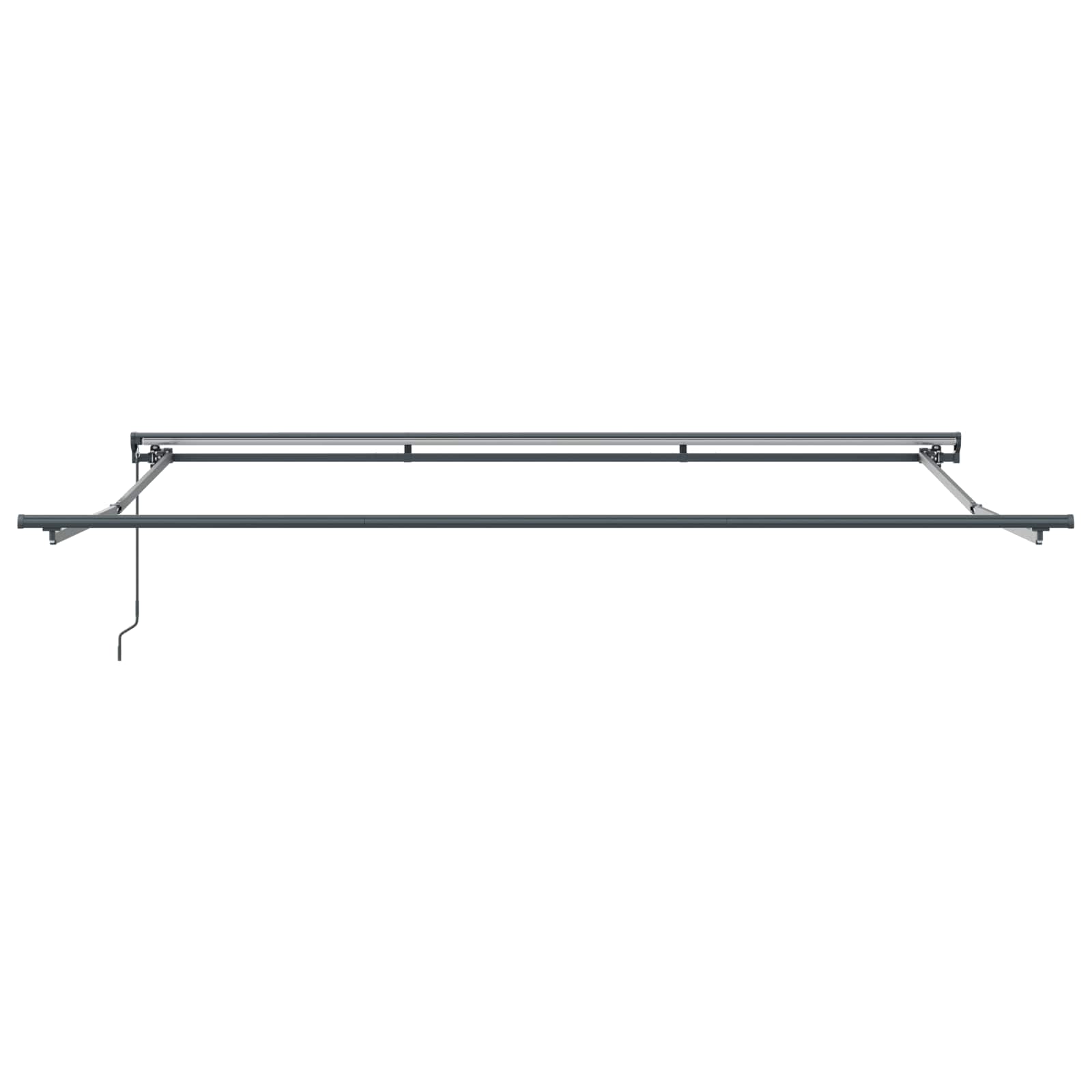 Markisenrahmen Braun 400 x 300 cm Polyester mit PU-Beschichtung