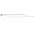 Einziehbare Markise Mehrfarbig 400 x 300 cm Stoff und Stahl