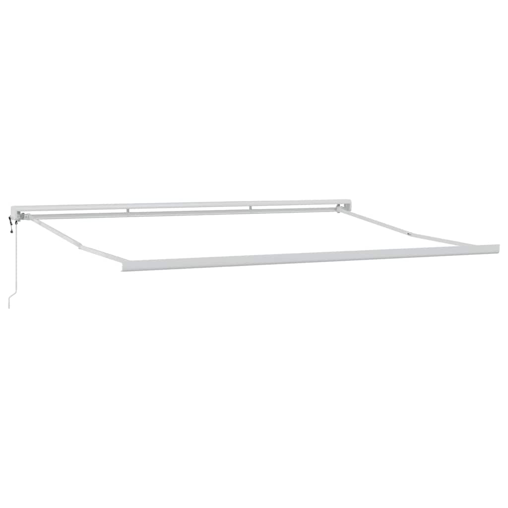 Einziehbare Markise Mehrfarbig 400 x 300 cm Stoff und Metall