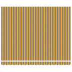 Einziehbare Markise Mehrfarbig 400 x 300 cm Stoff und Metall