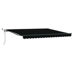 Markisenstoff Schwarz 400 x 300 cm Polyester
