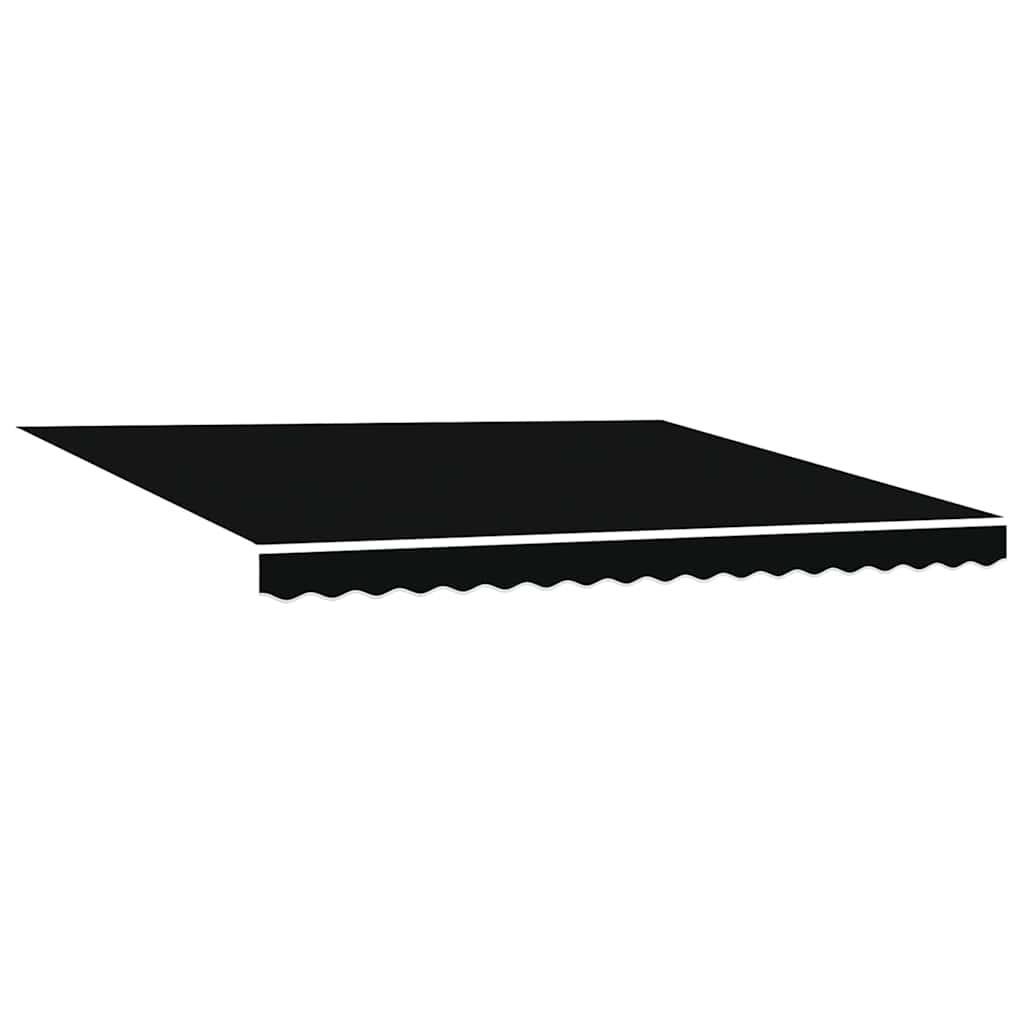 Markisenstoff Schwarz 400 x 300 cm Polyester