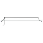 Einziehbare Markise Schwarz 400 x 300 cm