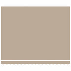Einziehbare Markise Beige 400 x 300 cm Stoff und Metall