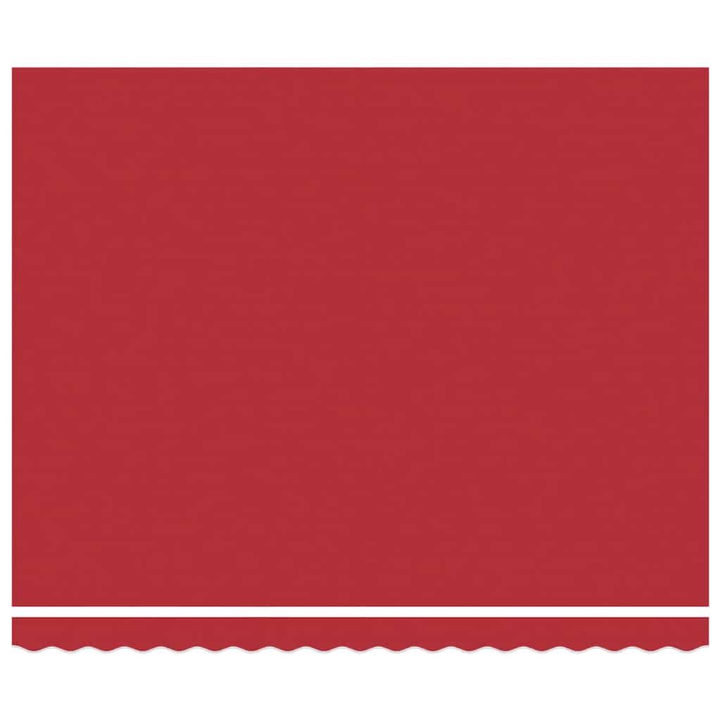 Einziehbare Markise Rot 400 x 300 cm Stoff