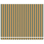Elektrische ausziehbare Markise Grün und Gelb 400 x 300 cm