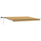 Einziehbare Markise Mehrfarbig 400 x 350 cm Stoff