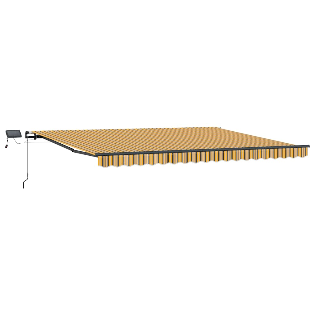 Einziehbare Markise Mehrfarbig 400 x 350 cm Stoff