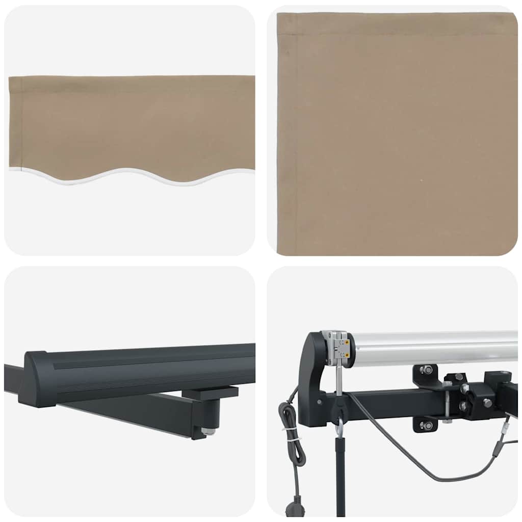 Markisenstoff Beige 400 x 350 cm Polyester