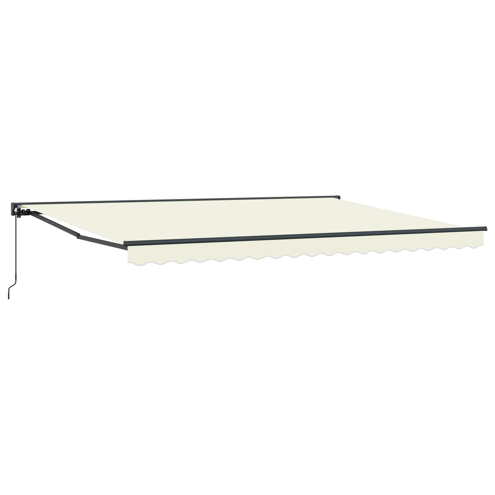 Markisenrahmen Creme 450 x 300 cm Polyester mit PU-Beschichtung