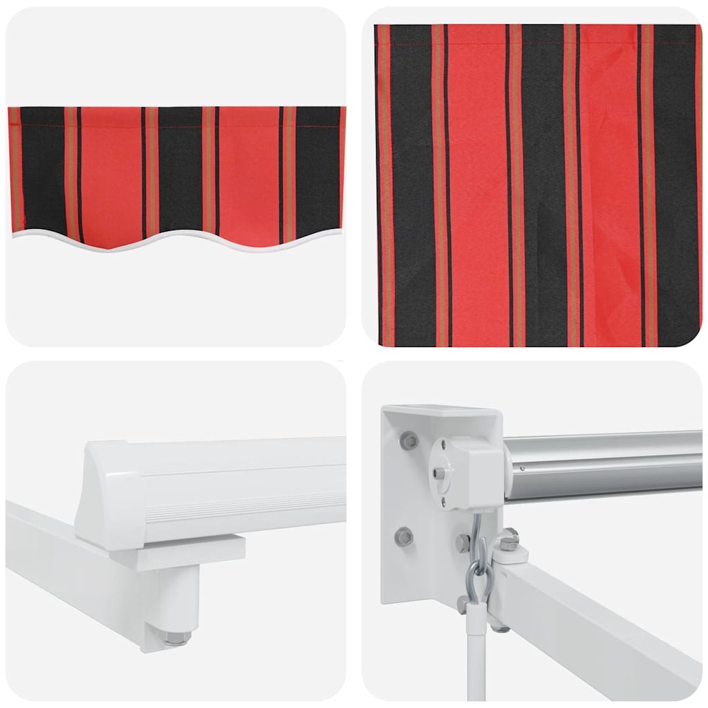 Markise Orange und Braun 450 x 300 x 165 cm
