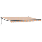 Einziehbare Markise Mehrfarbig 450 x 300 cm