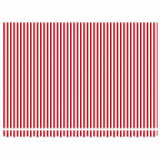 Einziehbare Markise Rot und Weiß 450 x 350 cm