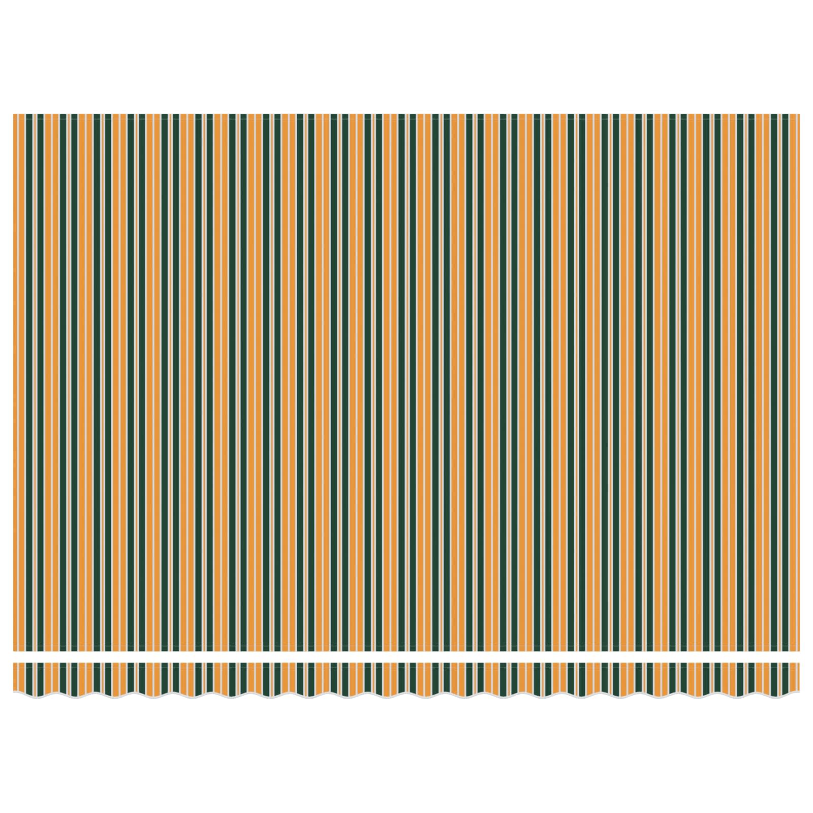 Markisenstoff Grün und Gelb 450 x 350 cm Polyester