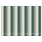 Elektrische ausziehbare Markise Grün und Weiß 450 x 350 cm