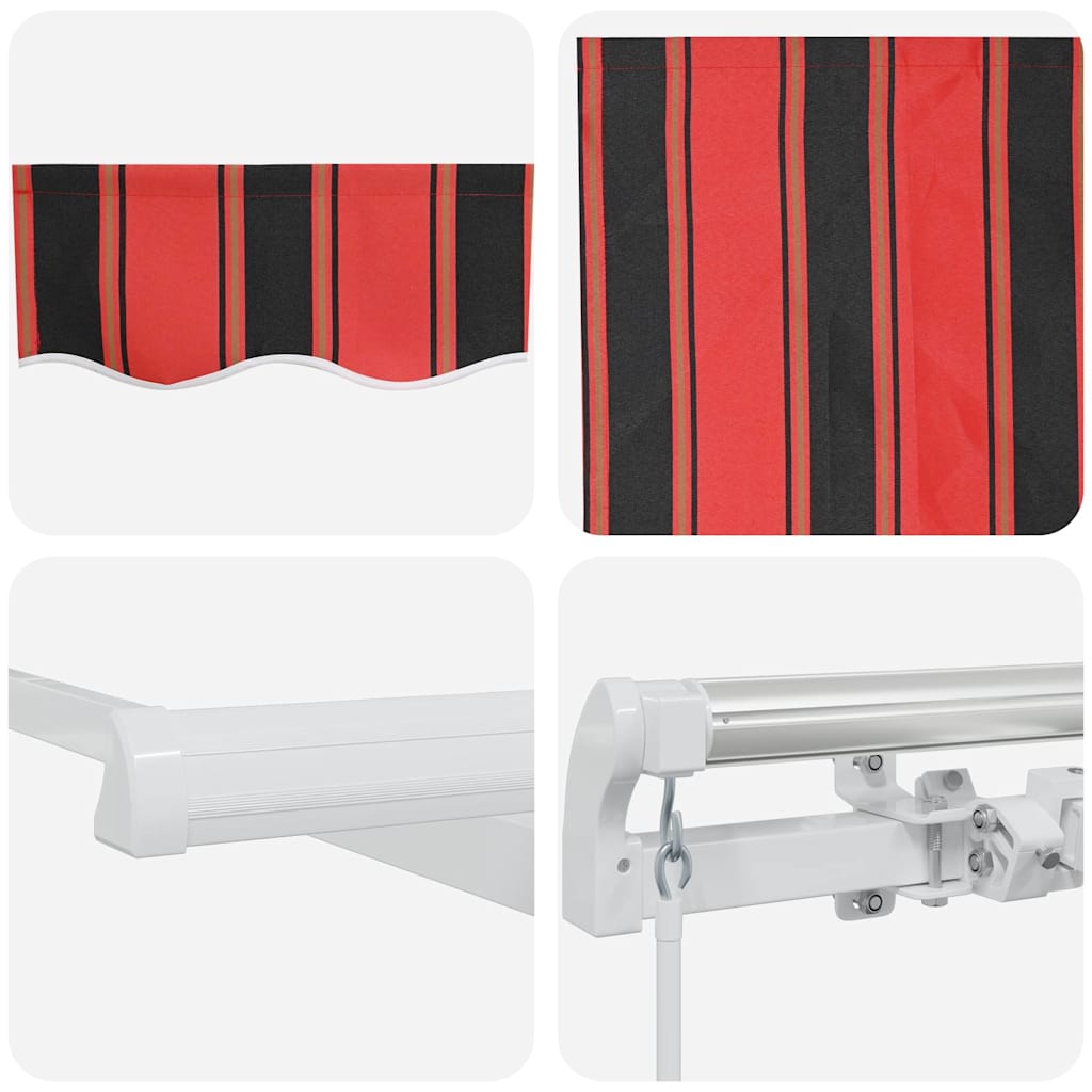 Markise Orange und Braun 500 x 300 x 165 cm