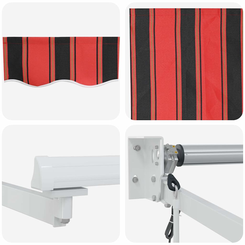 Markise Orange und Braun 500 x 300 x 165 cm