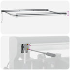 Markisenrahmen Braun 500 x 300 cm Polyester mit PU-Beschichtung