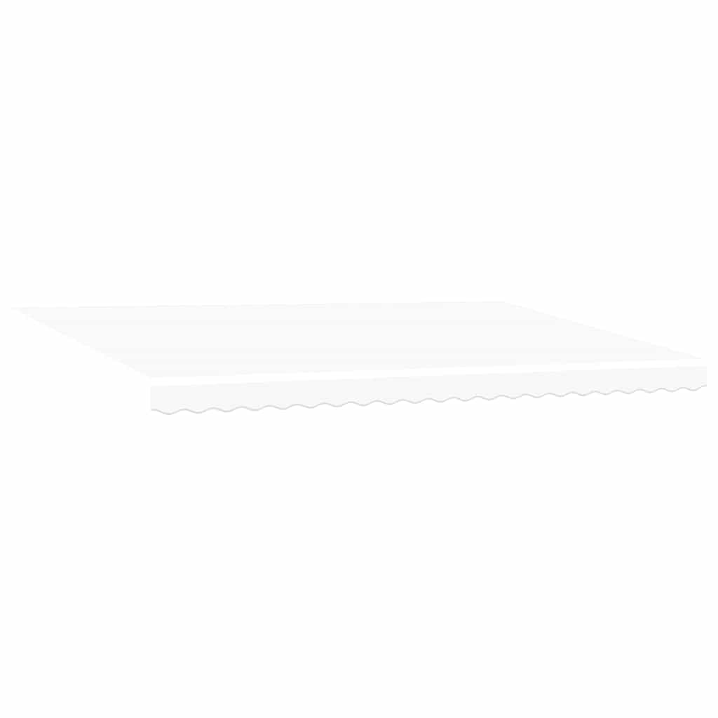 Markise Weiß 500 x 300 x 165 cm Polyester und Aluminium