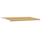 Einziehbare Markise Mehrfarbig 600 x 300 cm