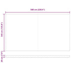 Einziehbare Markise Orange und Braun 600 x 350 cm