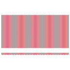 Einziehbare Markise Rot und Weiß 600 x 350 cm Stoff