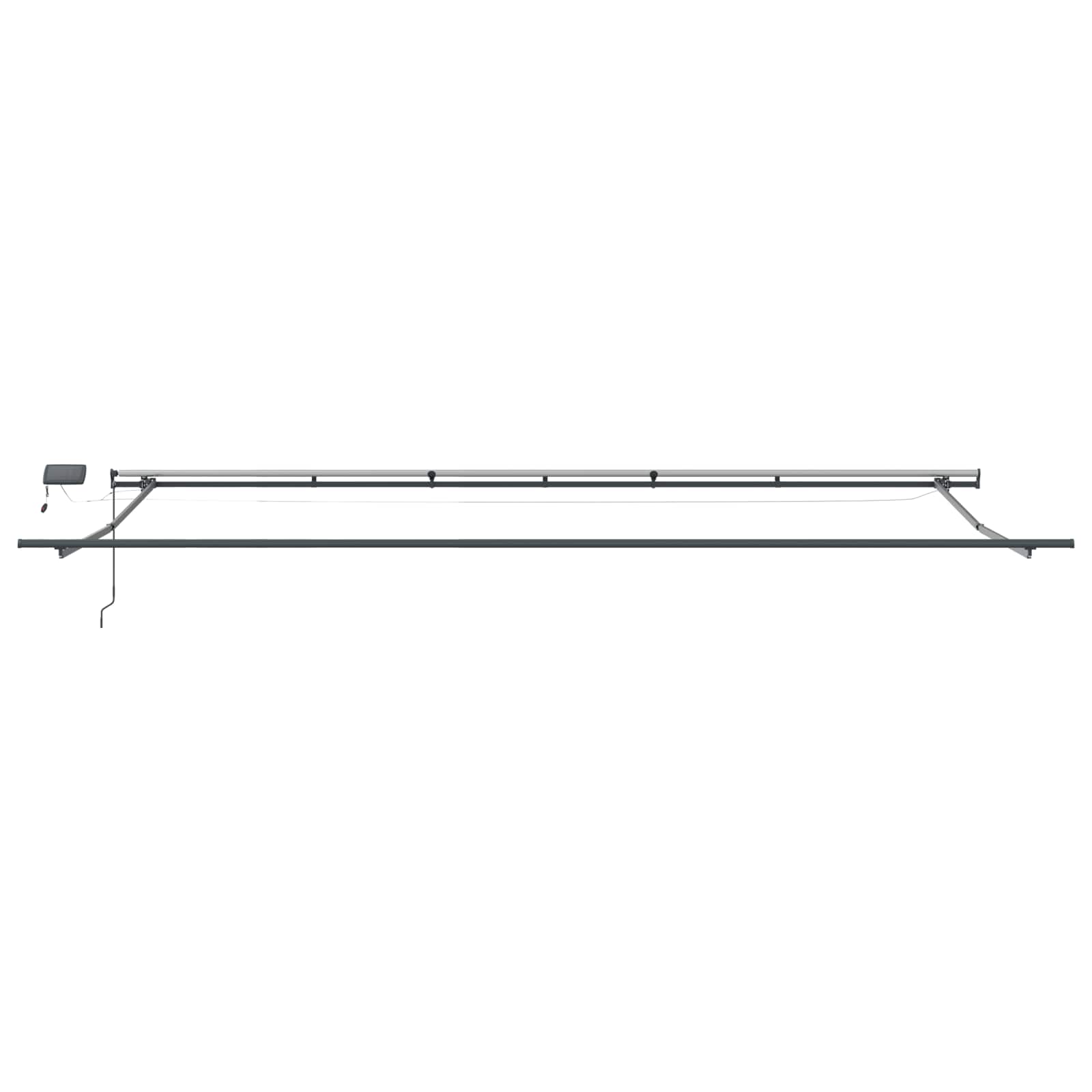 Einziehbare Markise Mehrfarbig 600 x 350 cm Stoff