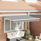 Markisenrahmen Verstellbar Weiß 3 x 2 m Stahl