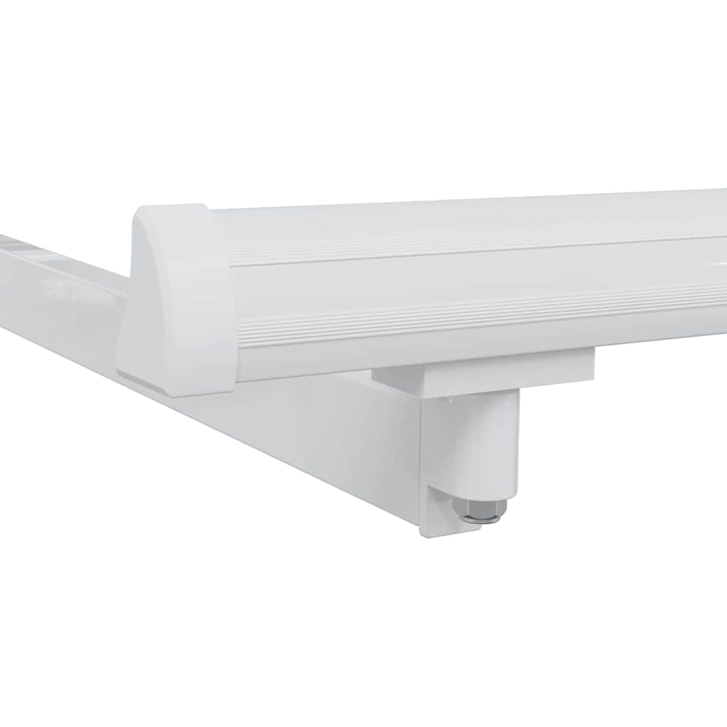 Markisenrahmen Verstellbar Weiß 3,5 x 2 m Stahl