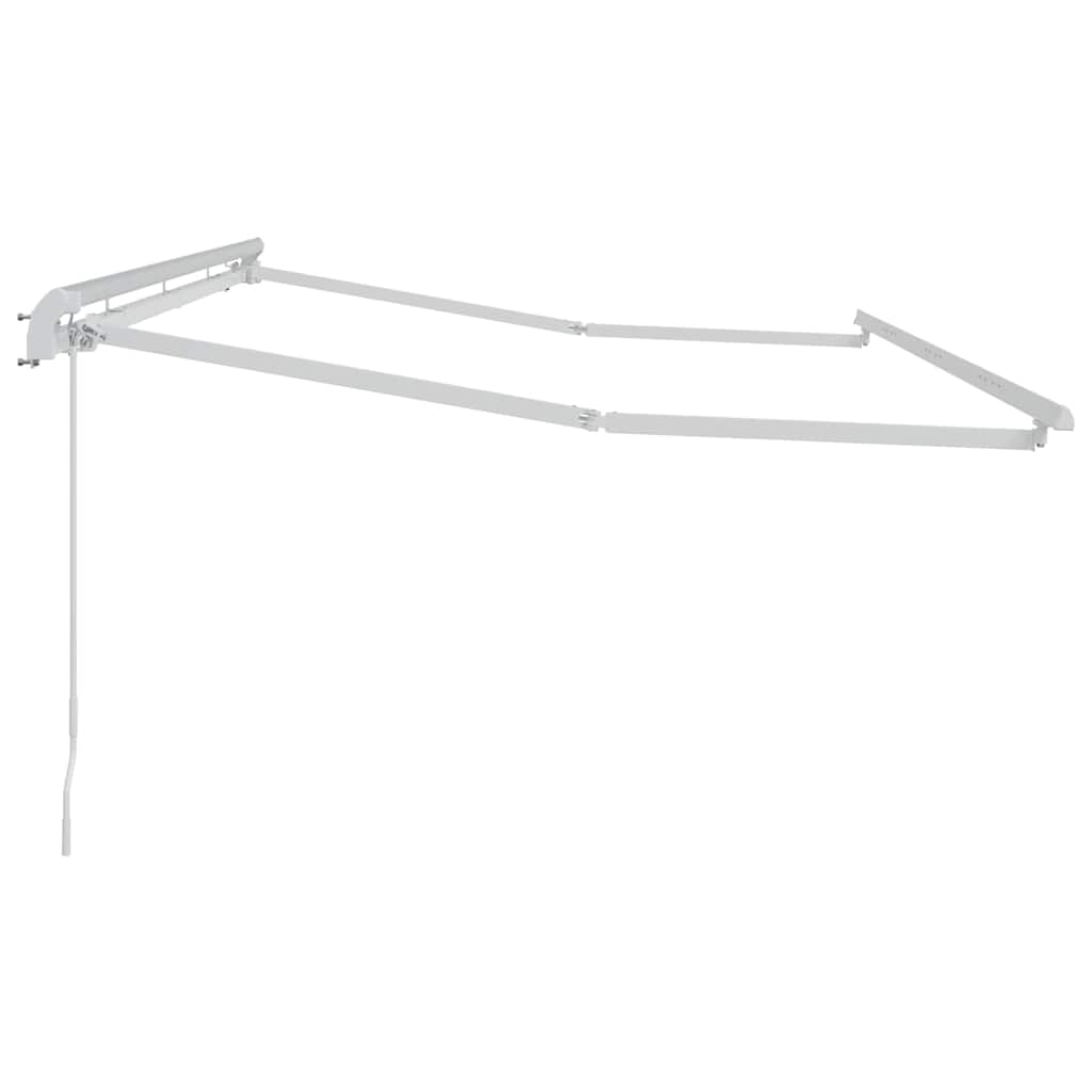 Markisenrahmen Weiß 4 x 2 m Metall