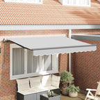 Markisenrahmen Anthrazit 2,5 x 2 m Metall